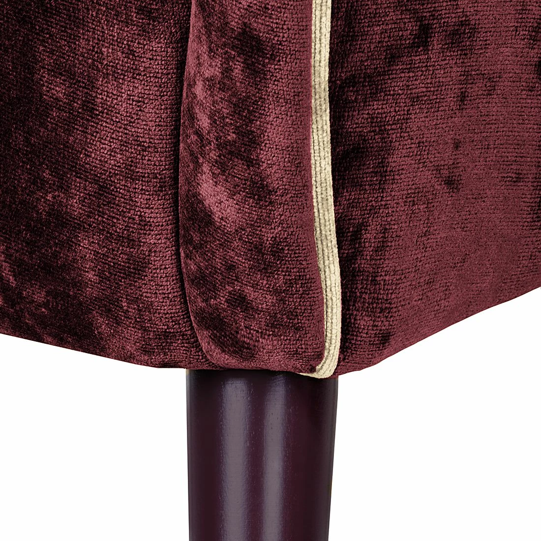 Red Living Ohrensessel Madame Lebon Samtstoff - Weinrot 8 Red Living Ohrensessel Madame Lebon Samtstoff - Weinrot – Bild 8