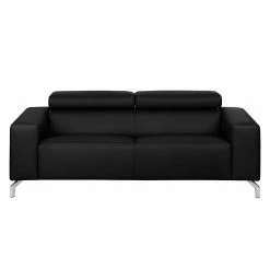 Loftscape Sofa Varberg (2,5-Sitzer) Echtleder - Schwarz -Wohnzimmermöbel boutique en ligne paul p loft 2014 03 06 2 387147