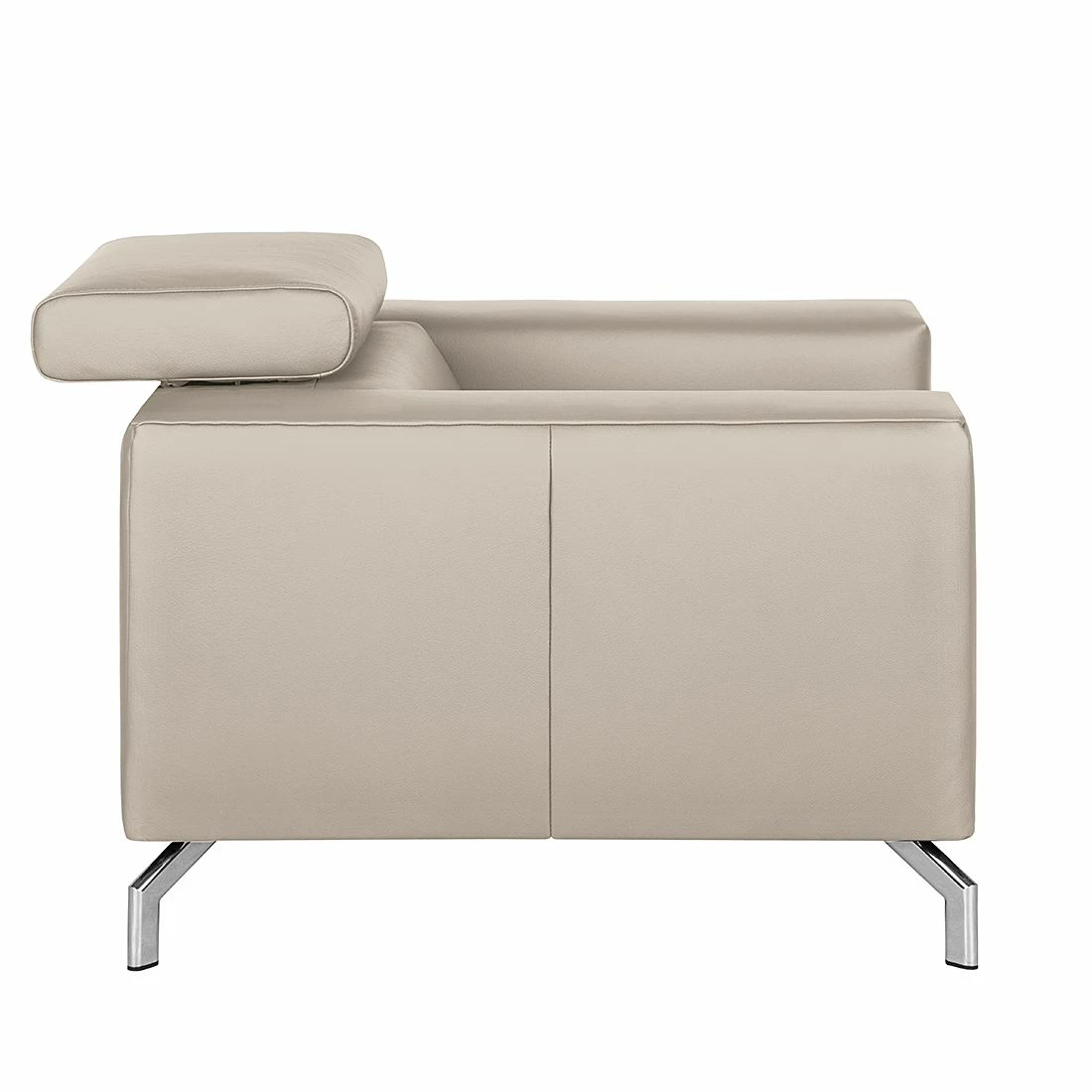 Loftscape Sessel Varberg - Echtleder Taupe 5 Loftscape Sessel Varberg - Echtleder Taupe – Bild 5