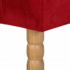 Maison Belfort Polsterbank Banquette Samt - Rot -Wohnzimmermöbel boutique en ligne polsterbank banquette samt rot 2788598