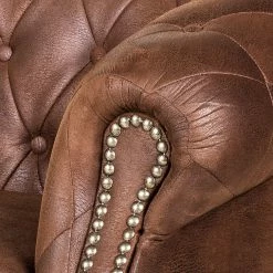 Ars manufacti Polstergarnitur Benavente (3-2-1) - Antiklederoptik Braun -Wohnzimmermöbel boutique en ligne polstergarnitur benavente 3 2 1 antiklederoptik braun 448429