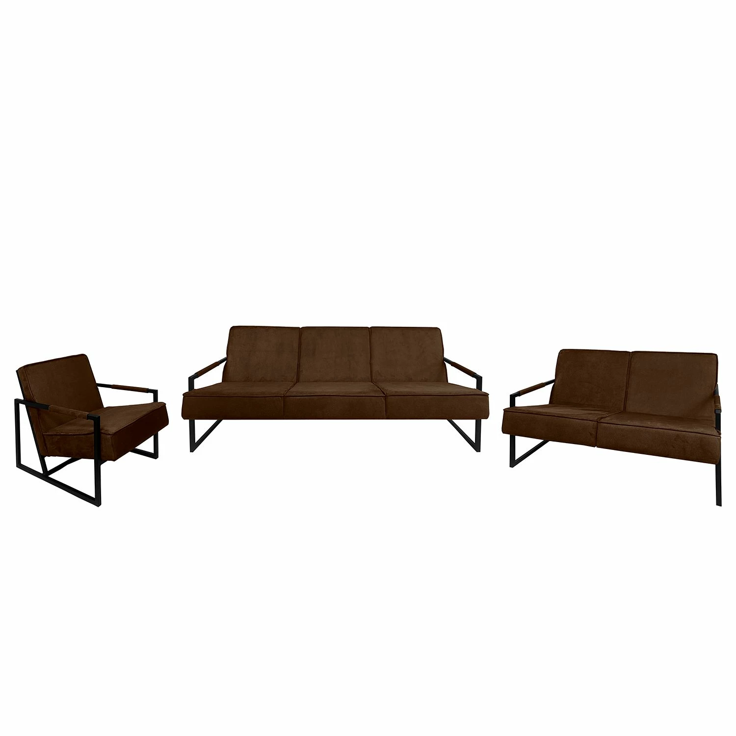 Ars manufacti Polstergarnitur Manchester IV (3-2-1) - Braun 1 Ars manufacti Polstergarnitur Manchester IV (3-2-1) - Braun