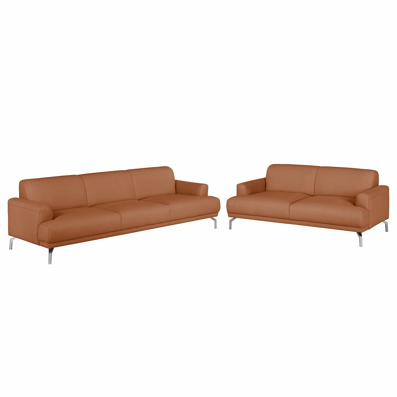 Fredriks Polstergarnitur Sisto II (3-2) Echtleder - Cognac 1 Fredriks Polstergarnitur Sisto II (3-2) Echtleder - Cognac