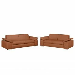 Fredriks Polstergarnitur Termon III - 3-2 Echtleder - Cognac