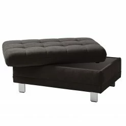 Loftscape Polsterhocker Ayna - Microfaser -Wohnzimmermöbel boutique en ligne polsterhocker ayna microfaser braungrau 4787596