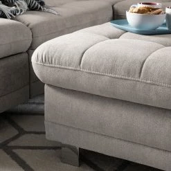 Loftscape Polsterhocker Ayna - Microfaser -Wohnzimmermöbel boutique en ligne polsterhocker ayna microfaser kaschmir 4947716