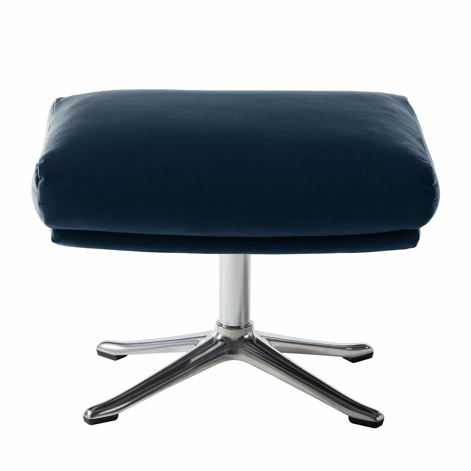 Studio Copenhagen Polsterhocker Hepburn III - Samt - Samt Shyla: Dunkelblau - Chrom glänzend 3 Studio Copenhagen Polsterhocker Hepburn III - Samt - Samt Shyla: Dunkelblau - Chrom glänzend – Bild 3