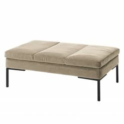 Studio Copenhagen Polsterhocker Madison Samt - Samt Shyla: Beige
