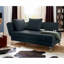 Loftscape Recamiere Athmos (mit Schlaffunktion) - Kunstleder - Dunkelblau - Armlehne davorstehend links 25 Loftscape Recamiere Athmos (mit Schlaffunktion) - Kunstleder - Dunkelblau - Armlehne davorstehend links -Wohnzimmermöbel boutique en ligne recamiere athmos mit schlaffunktion kunstleder armlehne davorstehend links dunkelblau 1720162