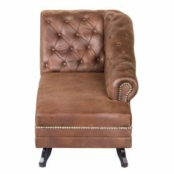 Ars manufacti Recamiere Benavente - Antiklederoptik Braun - Armlehne davorstehend links -Wohnzimmermöbel boutique en ligne recamiere benavente antiklederlook braun armlehne davorstehend links 406867