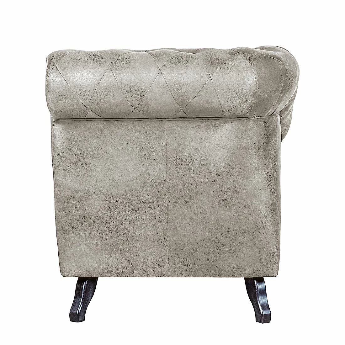 Ars manufacti Recamiere Benavente - Antiklederoptik Silber - Armlehne davorstehend rechts 6 Ars manufacti Recamiere Benavente - Antiklederoptik Silber - Armlehne davorstehend rechts – Bild 6