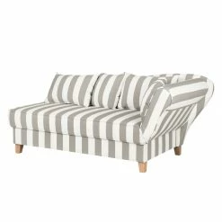 Maison Belfort Recamiere Revel I Webstoff - Grau - Armlehne davorstehend rechts -Wohnzimmermöbel boutique en ligne recamiere revel armlehne davorstehend rechts 512847