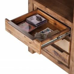 Red Living Regal Akhatar - Akazie teilmassiv - Akazie Multicolor / Smoked -Wohnzimmermöbel boutique en ligne regal akhatar akazie teilmassiv akazie multicolor smoked 3627609