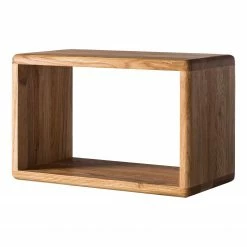 Ars Natura Wandregal Anamur (3er-Set) - Eiche -Wohnzimmermöbel boutique en ligne regal anamur wildeiche massiv 4850540