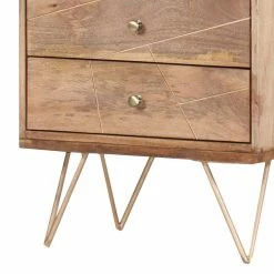 Ars manufacti Regal Argallo - Mango massiv / Metall - Mango / Gold -Wohnzimmermöbel boutique en ligne regal argallo mango massiv metall mango gold 4419556