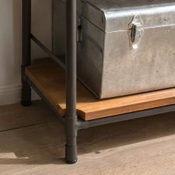 Ars manufacti Regal Atelier III - Akazie massiv / Metall - Akazie Braun / Anthrazit -Wohnzimmermöbel boutique en ligne regal atelier iii akazie massiv metall akazie braun anthrazit 5052968