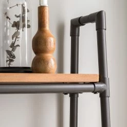 Ars manufacti Regal Atelier III - Akazie massiv / Metall - Akazie Braun / Anthrazit -Wohnzimmermöbel boutique en ligne regal atelier iii akazie massiv metall akazie braun anthrazit 5052976