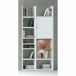 Loftscape Regal Emporior IV - Hochglanz Weiß / Eiche Sonoma Dekor - Mit Beleuchtung 7 Loftscape Regal Emporior IV - Hochglanz Weiß / Eiche Sonoma Dekor - Mit Beleuchtung -Wohnzimmermöbel boutique en ligne regal emporior iv mit beleuchtung hochglanz weiss eiche sonoma dekor 2033258