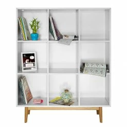 Mørteens Regal Lindholm III - Weiß/Eiche massiv 11 Mørteens Regal Lindholm III - Weiß/Eiche massiv -Wohnzimmermöbel boutique en ligne regal lindholm iii weiss eiche massiv 1229546