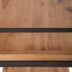 Ars manufacti Regal Manchester II - Akazie massiv / Metall - Akazie / Anthrazit -Wohnzimmermöbel boutique en ligne regal manchester ii akazie massiv metall 4873144