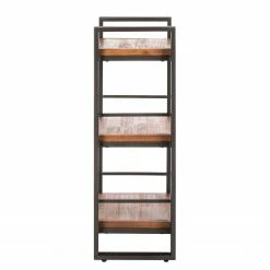 Ars manufacti Regal Manchester III - Akazie massiv / Metall - Akazie / Anthrazit -Wohnzimmermöbel boutique en ligne regal manchester iii akazie massiv metall 4877432