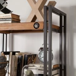 Ars manufacti Regal Manchester V - Akazie teilmassiv / Metall - Akazie / Anthrazit -Wohnzimmermöbel boutique en ligne regal manchester v akazie massiv metall akazie anthrazit 4877328