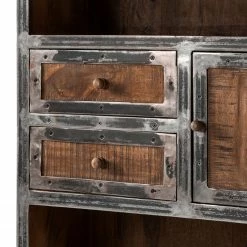 Ars manufacti Regal Wharton II - Akazie teilmassiv / Stahl -Wohnzimmermöbel boutique en ligne regal wharton ii mango teilmassiv stahl 5212232