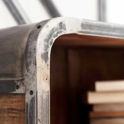 Ars manufacti Regal Wharton II - Akazie teilmassiv / Stahl -Wohnzimmermöbel boutique en ligne regal wharton ii mango teilmassiv stahl 5212256