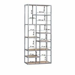 Ars manufacti Regal Woodson III - Akazie Hellbraun -Wohnzimmermöbel boutique en ligne regal woodson iii akazie massiv eisen akazie hellbraun 4700124