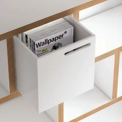 Temahome Regal Berlin - Weiß / Hellbraun - 150 x 198 cm -Wohnzimmermöbel boutique en ligne regal woodstock weiss 150 cm 198 cm 5031540