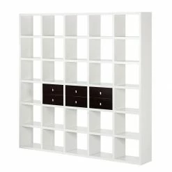 Loftscape Regalwand Empire - Wenge Dekor