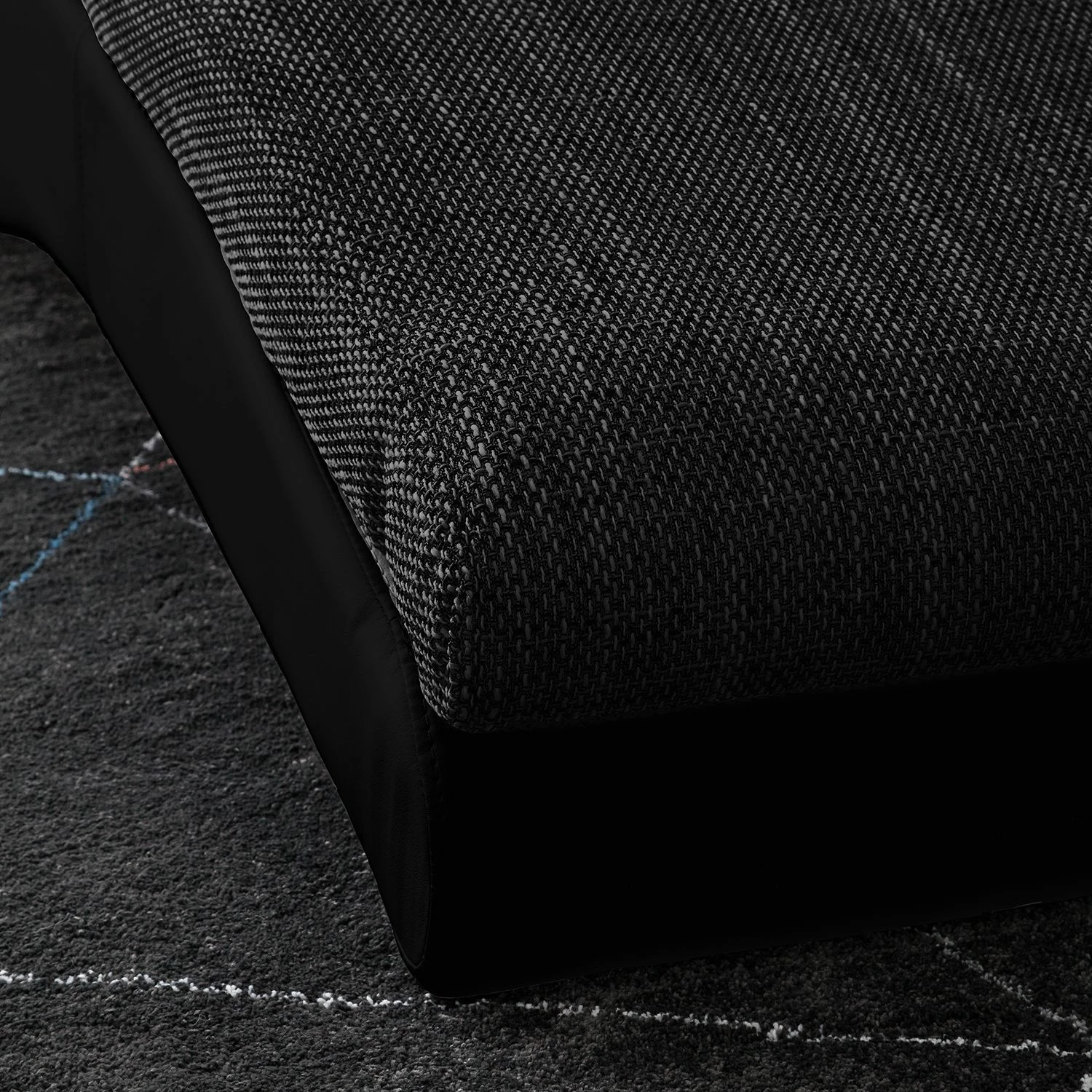 Roomscape Relaxliege Carson - Kunstleder/Strukturstoff Schwarz 10 Roomscape Relaxliege Carson - Kunstleder/Strukturstoff Schwarz – Bild 10