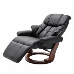 Nuovoform Relaxsessel Grunewald II - Echtleder/Kunstleder - Schwarz / Walnuss Dekor 7 Nuovoform Relaxsessel Grunewald II - Echtleder/Kunstleder - Schwarz / Walnuss Dekor -Wohnzimmermöbel boutique en ligne relaxsessel grunewald ii echtleder kunstleder schwarz walnuss dekor 1474114
