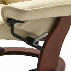 Modoform Relaxsessel Odenwald (mit Hocker) - Echtleder Creme -Wohnzimmermöbel boutique en ligne relaxsessel odenwald mit hocker echtleder creme 4622476