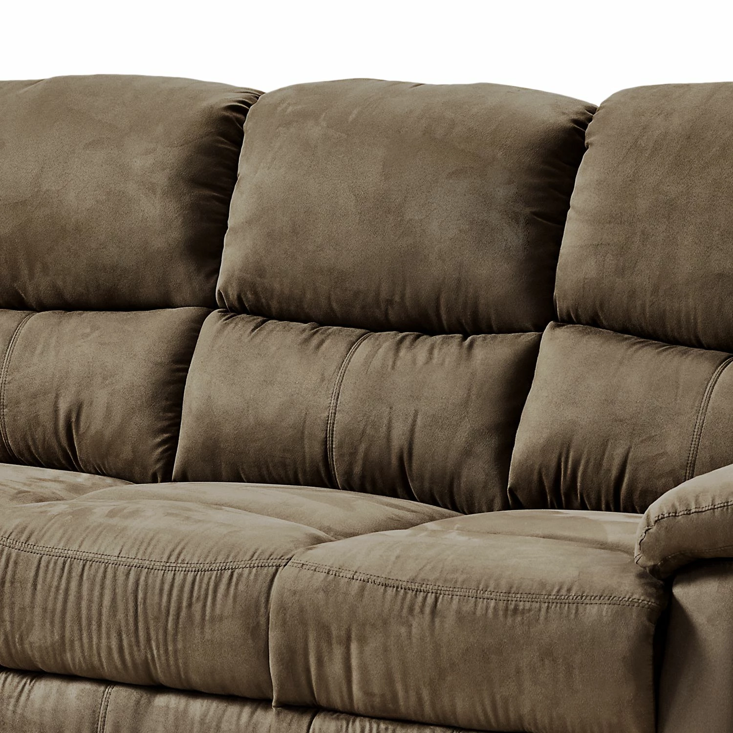 Modoform Relaxsofa Donnes (3-Sitzer) - Microfaser - Hellbraun 4 Modoform Relaxsofa Donnes (3-Sitzer) - Microfaser - Hellbraun – Bild 4