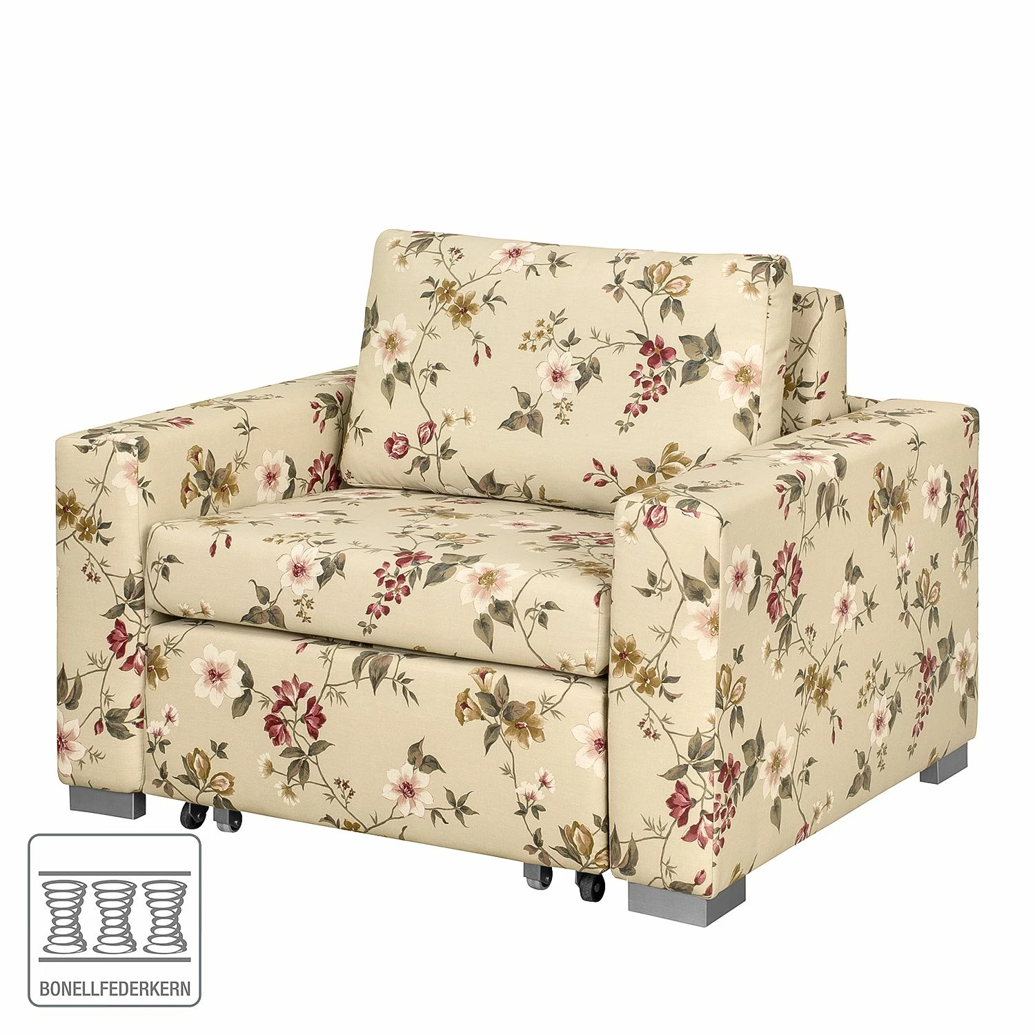 Mooved Schlafsessel Latina VI - Flachgewebe - Braun / Rot 2 Mooved Schlafsessel Latina VI - Flachgewebe - Braun / Rot – Bild 2