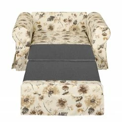 Mooved Schlafsessel Latina VIII Flachgewebe - Flachgewebe - geblümt - Beige / Braun -Wohnzimmermöbel boutique en ligne schlafsessel latina iv flachgewebe gebluemt beige braun 4301496