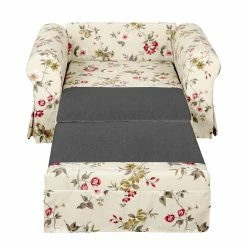 Mooved Schlafsessel Latina VI Flachgewebe - geblümt - Creme -Wohnzimmermöbel boutique en ligne schlafsessel latina v flachgewebe gebluemt creme 4132844