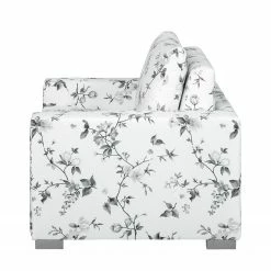 Mooved Schlafsessel Latina VII Flachgewebe - geblümt - Weiß / Grau -Wohnzimmermöbel boutique en ligne schlafsessel latina vii flachgewebe weiss grau 4197440