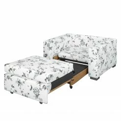 Mooved Schlafsessel Latina VII Flachgewebe - geblümt - Weiß / Grau -Wohnzimmermöbel boutique en ligne schlafsessel latina vii flachgewebe weiss grau 4197456