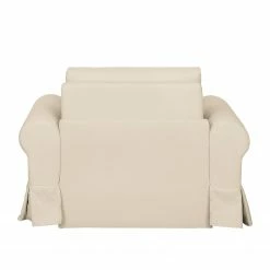 Mooved Schlafsessel Latina XIII Webstoff - Porzellanweiß -Wohnzimmermöbel boutique en ligne schlafsessel salir webstoff prozellanweiss 4181320