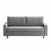 Chillout by Franz Fertig Schlafsofa Aura Webstoff - Lichtgrau - Breite: 156 cm
