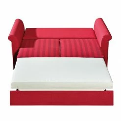 Maison Belfort Schlafsofa Bernadett - Breite: 168 cm -Wohnzimmermöbel boutique en ligne schlafsofa bernadett webstoff rot 336203