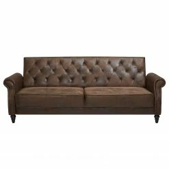 Ars manufacti Schlafsofa Brampton - Microfaser - Braun -Wohnzimmermöbel boutique en ligne schlafsofa brampton microfaser braun 4257232