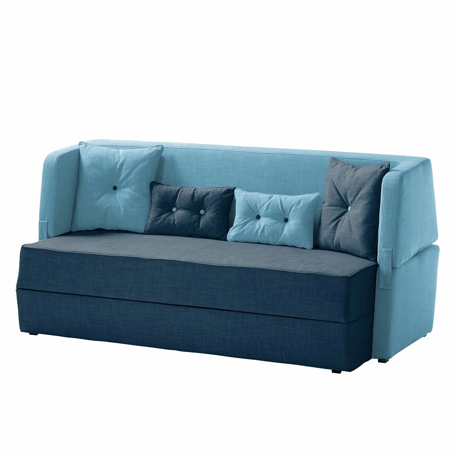 Mørteens Schlafsofa Divri Webstoff - Marineblau / Aqua 1 Mørteens Schlafsofa Divri Webstoff - Marineblau / Aqua