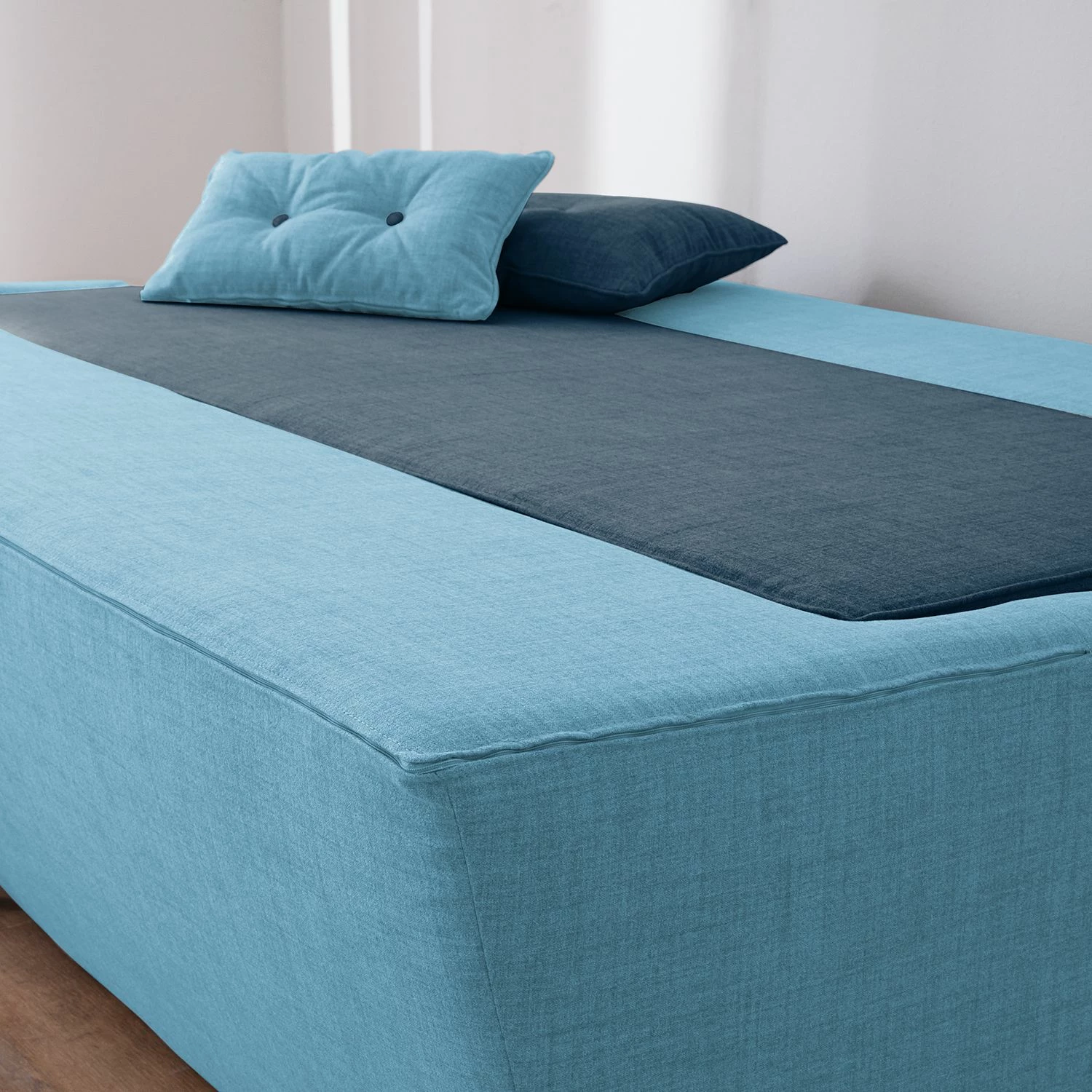 Mørteens Schlafsofa Divri Webstoff - Marineblau / Aqua 18 Mørteens Schlafsofa Divri Webstoff - Marineblau / Aqua – Bild 18