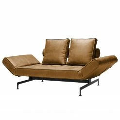 Innovation Möbel Schlafsofa Ghia Laser Legs Webstoff - Echtleder Look: 551 Brown Fanual -Wohnzimmermöbel boutique en ligne schlafsofa ghia laser legs webstoff 4578492