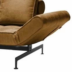 Innovation Möbel Schlafsofa Ghia Laser Legs Webstoff - Echtleder Look: 551 Brown Fanual -Wohnzimmermöbel boutique en ligne schlafsofa ghia laser legs webstoff 4578504