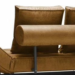 Innovation Möbel Schlafsofa Ghia Laser Legs Webstoff - Echtleder Look: 551 Brown Fanual -Wohnzimmermöbel boutique en ligne schlafsofa ghia laser legs webstoff 4578508