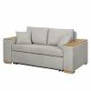 Mooved Schlafsofa Latina I Webstoff - Granit - Breite: 170 cm